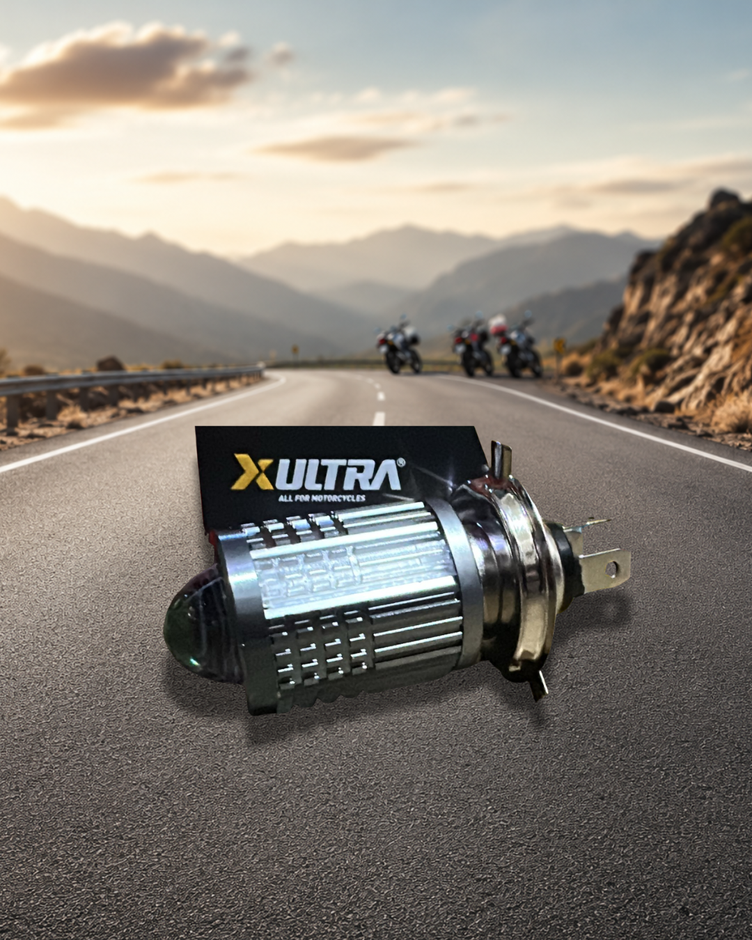 BOMBILLA H4 LED BLANCO Y FUNCIONES XULTRA